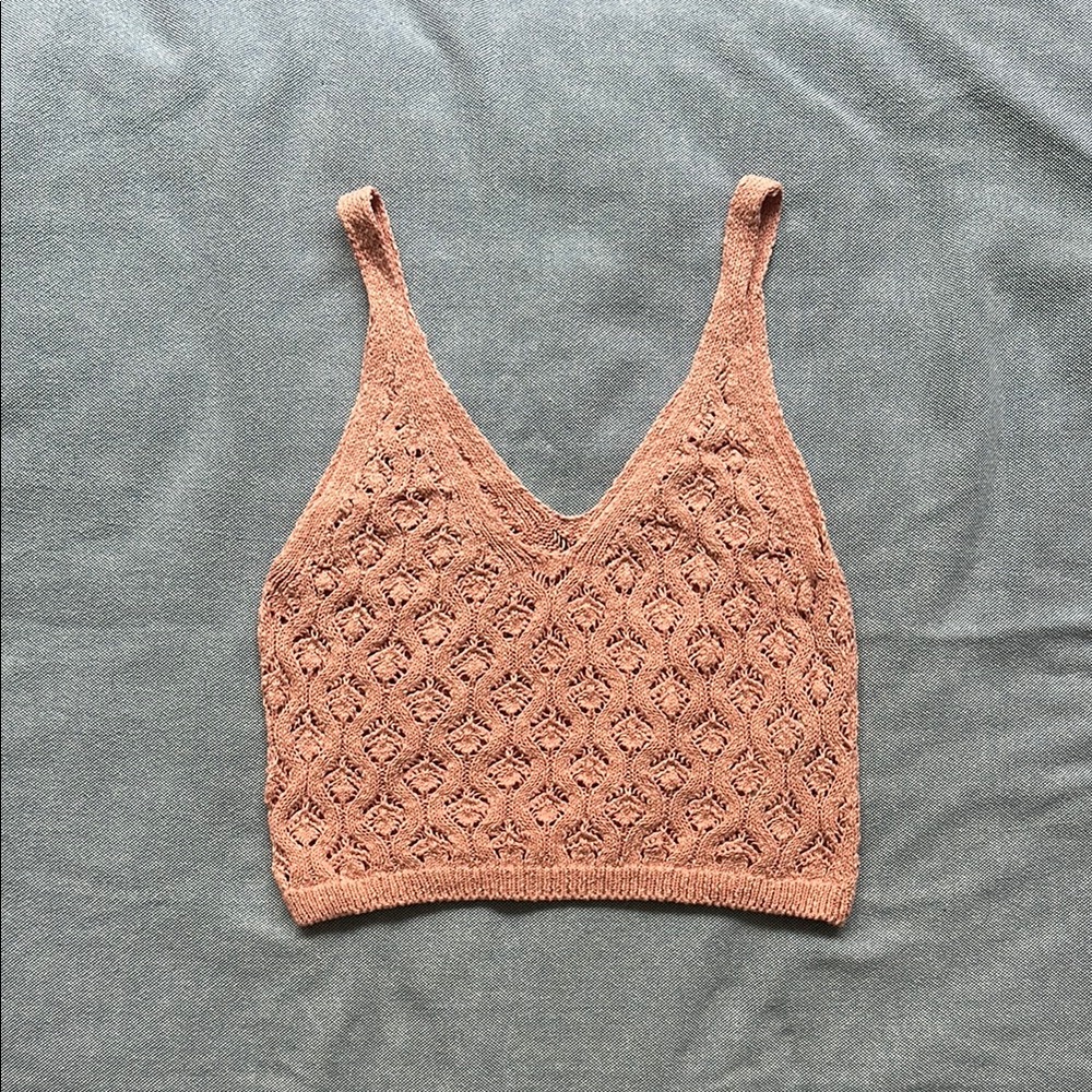 Knit Cropped Tank Top   🌸 3 for $17